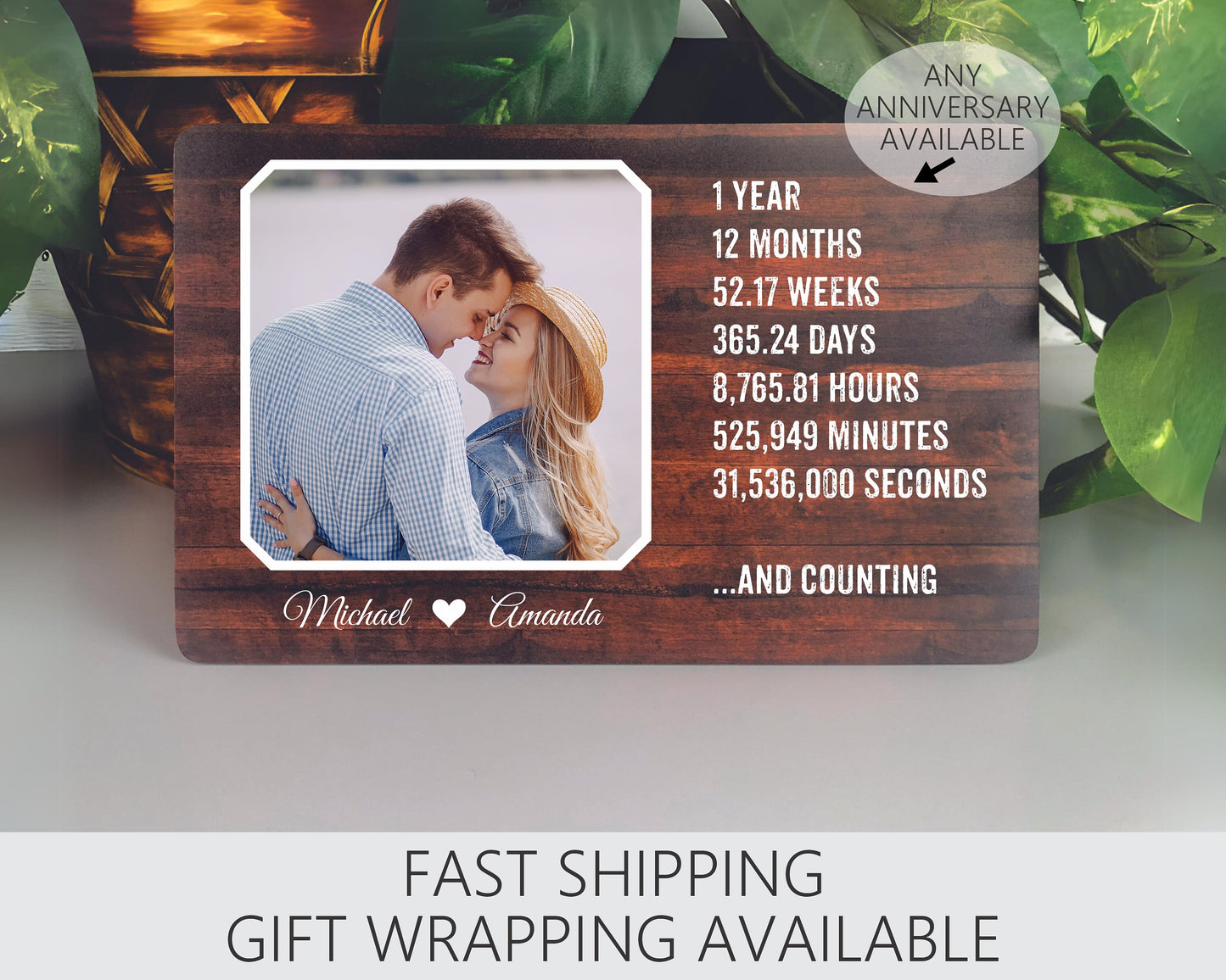 One Year Anniversary Gifts For Boyfriend, Anniversary Gift For Men, 1 Year Anniversary Gift For Boyfriend, Anniversary Gifts For Boyfriend