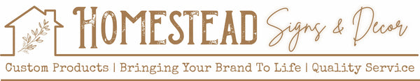 Homestead Signs and Decor