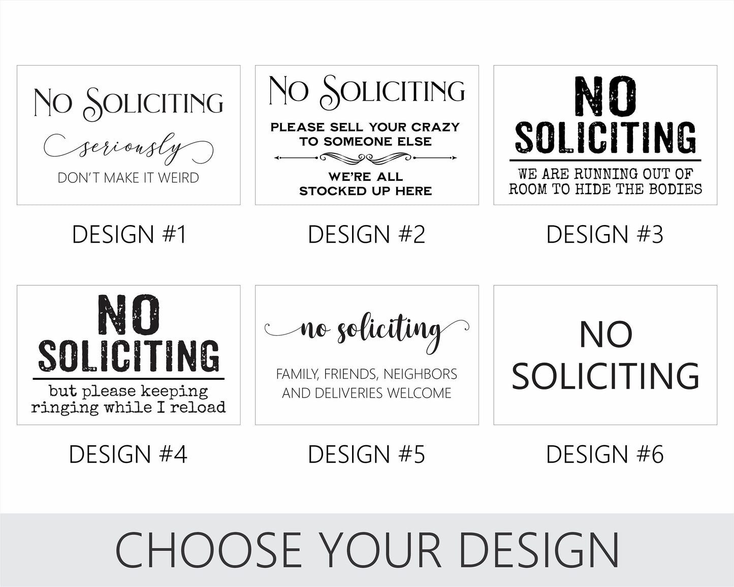 No Soliciting Sign Sign Metal, Modern No Soliciting Sign, No Soliciting Sign For Door, No Soliciting Sign Small, Small No Soliciting Sign