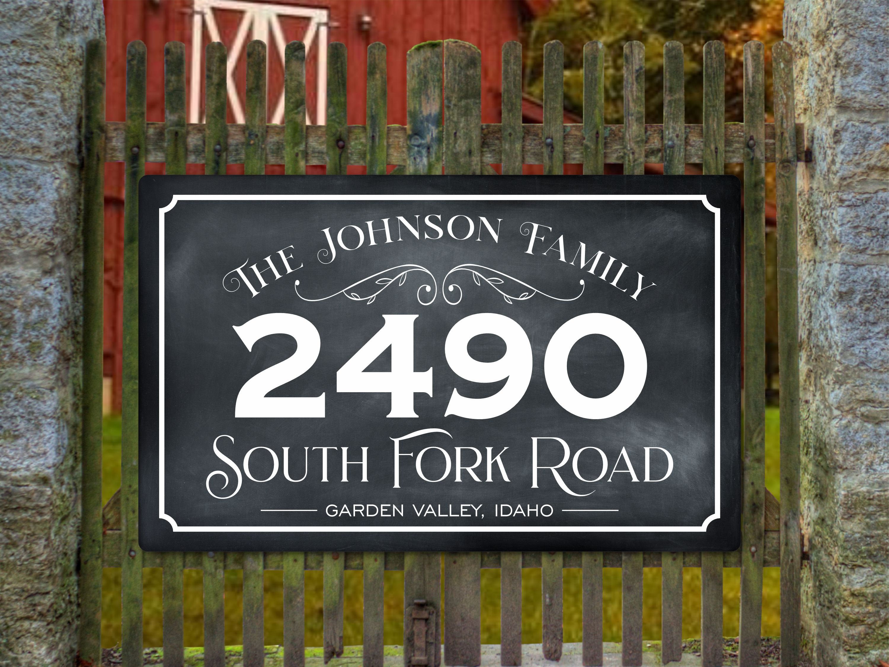 Personalized Address Sign, Address Sign, Address Sign For House, Metal ...